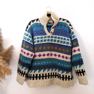 Ecuador 100% wool sweater